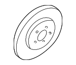 19213925 - Brakes: Rotor for Chevrolet: Classic, Malibu | Oldsmobile: Alero, Cutlass, Cutlass Supreme | Pontiac: Grand Am Image