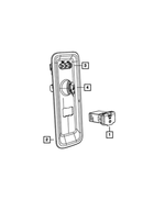 1MF02HL5AA - Electrical: Power Outlet Bezel for Mopar Image