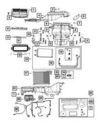 68410463AA - Air Conditioners and Heaters: Air Inlet Housing for Jeep: Grand Cherokee, Grand Cherokee L Image