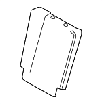 52307443465 - Body: Seat Back Pad for BMW: X5 Image