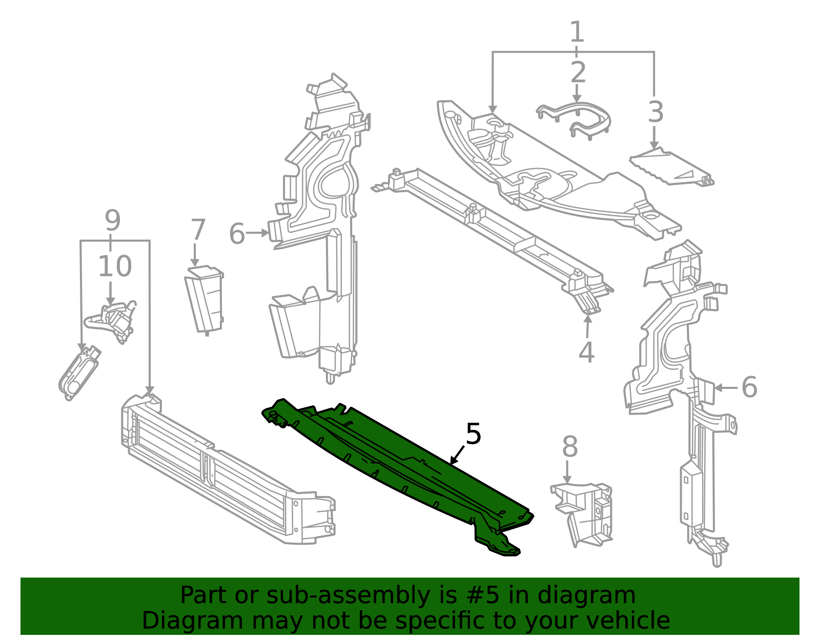 2021-2025 Toyota Sienna 2021-2024 Toyota Sienna - Air Guide 16592-0P020 ...