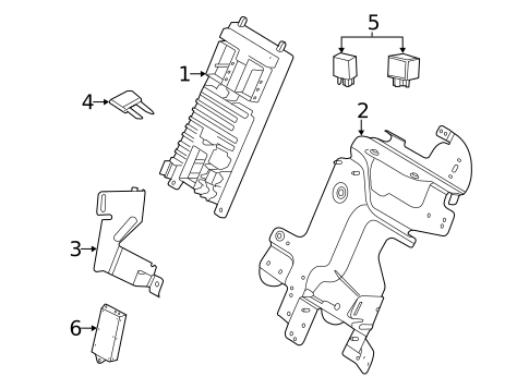 Electrical Components for 2012 Land Rover Range Rover Evoque #0