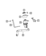 5115400AA - Steering: Power Steering Reservoir Bracket for Mopar Image
