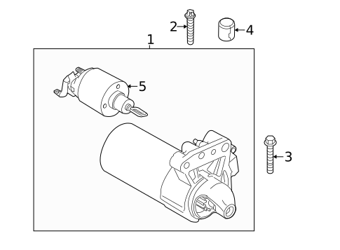 Starter for 2014 Mini Cooper Countryman #1