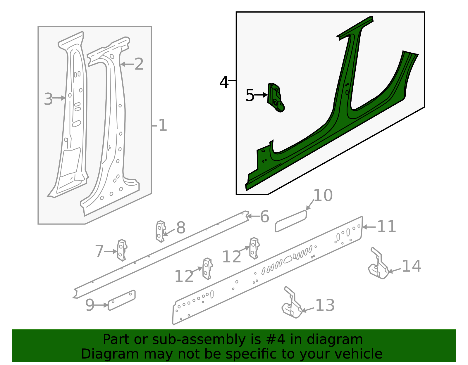 8W9-809-847-D - High-Quality Body B-Pillar and Rocker Panel for 2020 ...