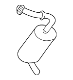 5278624AE - : Exhaust Muffler for Dodge: Neon Image