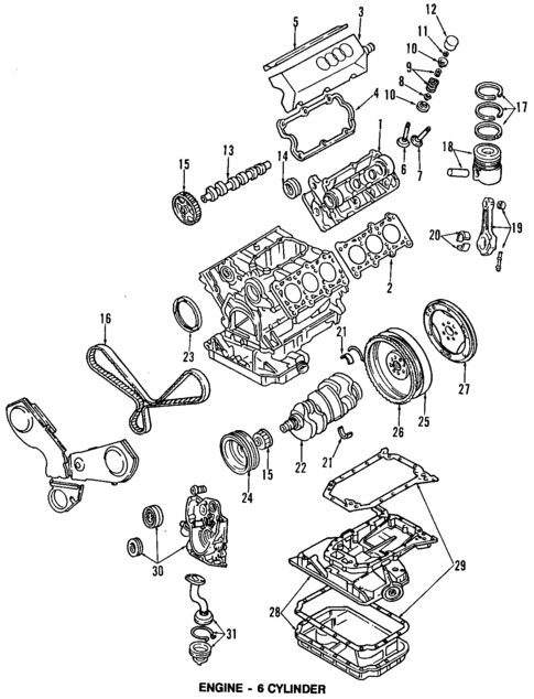 Oil Pump for 1992 Audi 100 Quattro #0