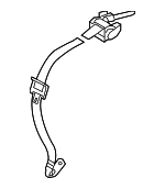 30730558 - : 2007 2008 Volvo S80 - Center Belt Assembly for Volvo: S80 Image