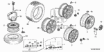 44722S5AA11 - Chassis: WEIGHT, BALANCE (20G) (PLOMBCO) for Honda Image