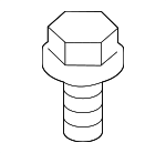 7147148437 - Body: Bumper Cover Bolt for BMW Image