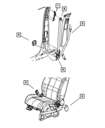 52029356AD - Restraints: Seat Belt Turning Loop Adjuster for Mopar Image