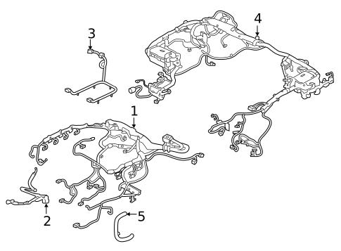 Wiring Harness for 2019 Land Rover Range Rover Velar #0