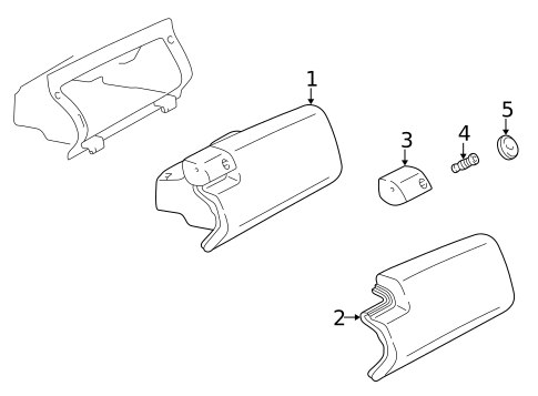 Glove Box for 2001 Mercedes-Benz E55 AMG #0