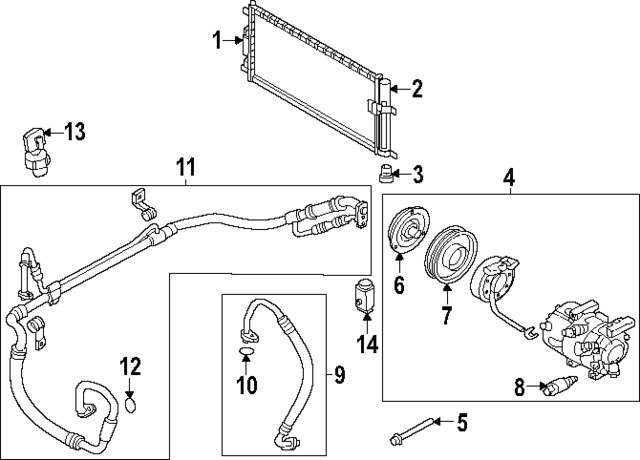 97606IB500 - : Condenser for Hyundai Image