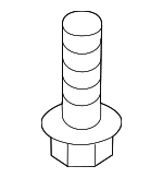 1244205207B - Body: Bumper Cover Screw for Genesis: Electrified G80, G70, G80, G90, GV70 | Hyundai: Accent, Elantra, Elantra Coupe, Elantra GT, Genesis Coupe, Ioniq, Santa Fe, Tucson, Veloster, Veracruz Image