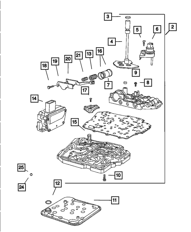 6506245AA - Automatic Transaxle 4 Speed: Screw for Mopar Image
