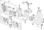 26558080 - Brakes: Brake Pads for GMC: Acadia Image
