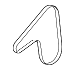 12578000 - Belts &amp; Cooling: Serpentine Belt for GM Image