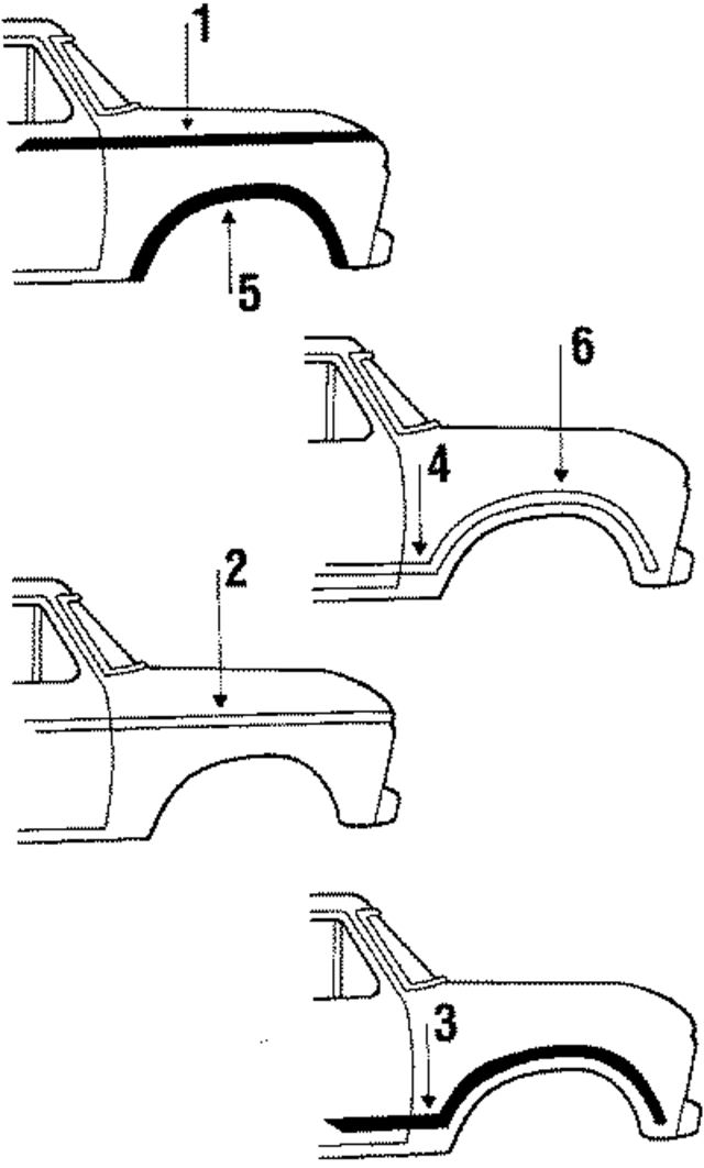 EOTZ16039A - : Wheel Opening Molding for Ford Image