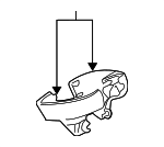 51168257203 - Body: Mirror Assembly Cap for BMW: 323Ci, 323i, 325Ci, 325i, 325xi, 328Ci, 328i, 330Ci, 330i, 330xi, 645Ci, 650i, 745i, 745Li, 760i, 760Li, M3, M6, X3, X5, Z4 Image