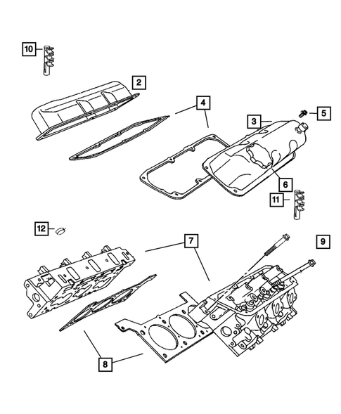 Cylinder Head for 2006 Chrysler Pacifica #0