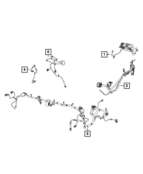 Wiring-Headlamp to Dash for 2014 Ram 3500 #1