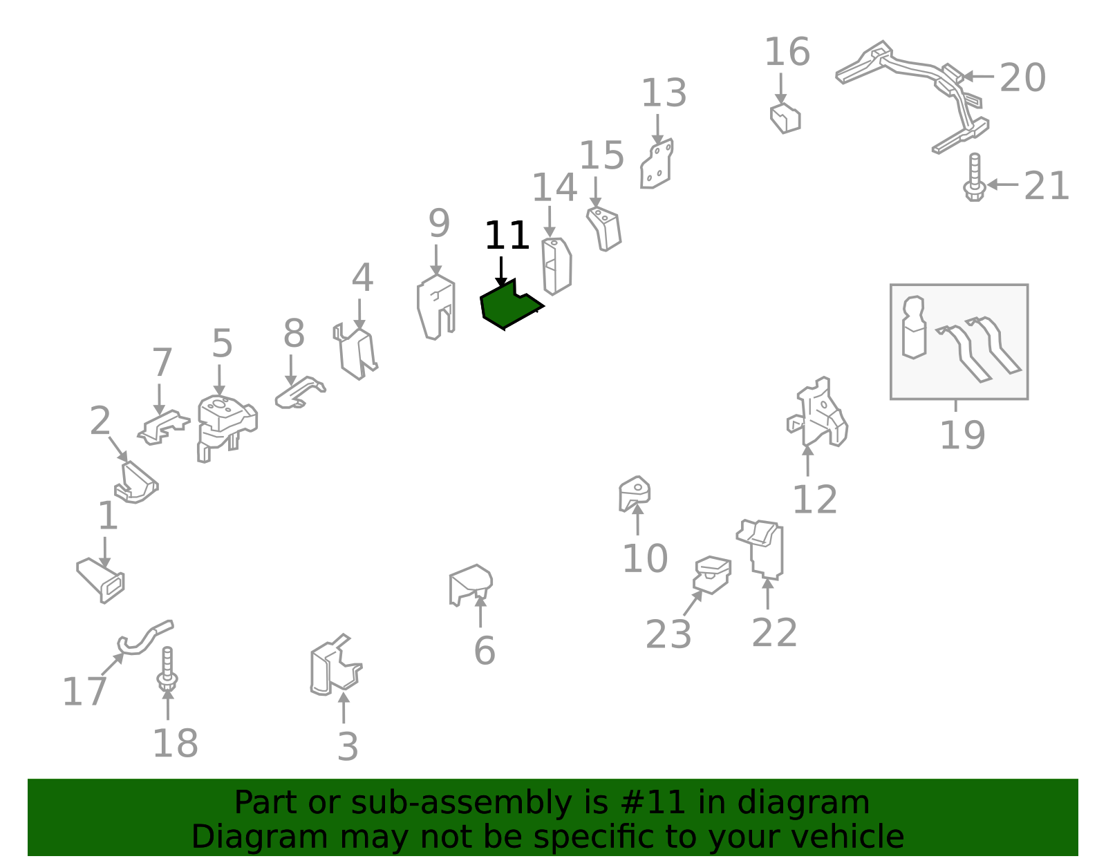Rear Mount Reinforcement - Nissan (K5139-EZ1AA)