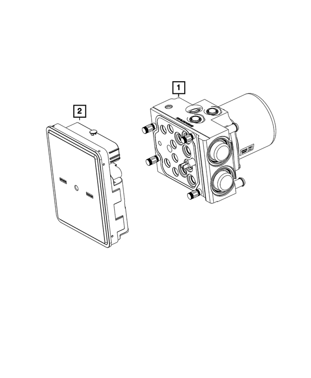 68623338AA - Electrical: Anti-lock Brake System Module for Mopar Image image