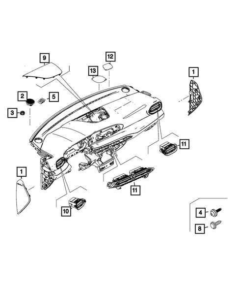 Instrument Panel for 2024 Dodge Hornet #1