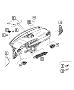 68606860AA - : Speaker Opening Cover for Mopar Image