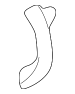 MD620849 - Engine: Lower Housing Clip for Chrysler: Sebring | Dodge: Avenger, Stratus Image