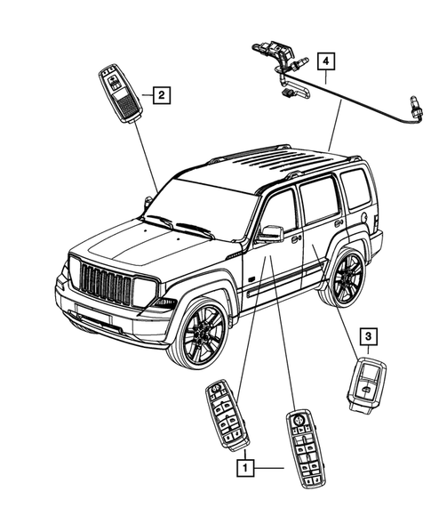 Switches for 2012 Jeep Liberty #2