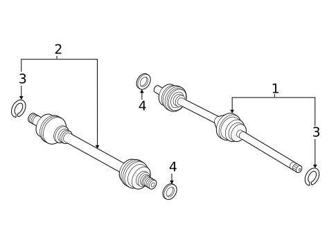 Drive Axles for 2025 Volvo EC40 #4