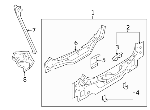 Rear Body for 2005 Mazda 3 #1