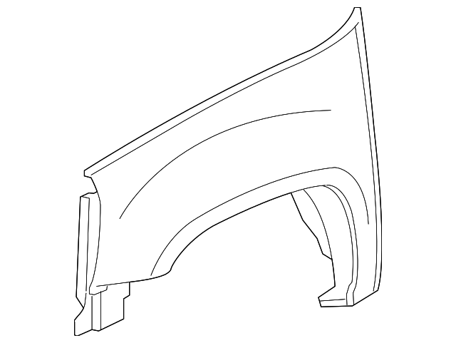 2007-2014 Chevrolet Front Driver Side Fender 22977473 GM ...