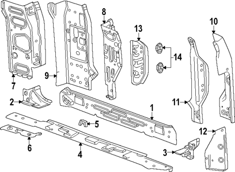 Rear Body for 2025 GMC Hummer EV SUV #0