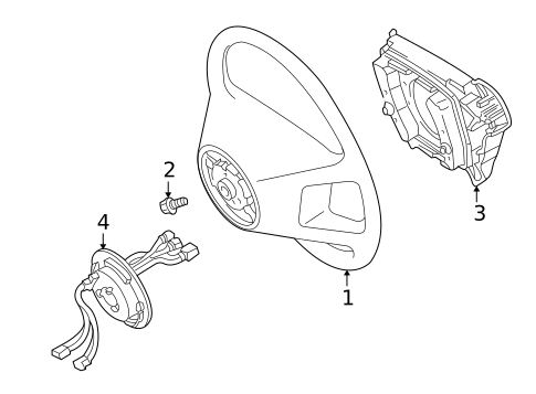 Steering Wheel & Trim for 2005 Chrysler Crossfire #0