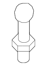WHT007324 - Engine: Engine Cover Stud for Volkswagen Image