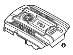 6K103925CL - Engine: Engine Cover for Volkswagen: Tiguan Image
