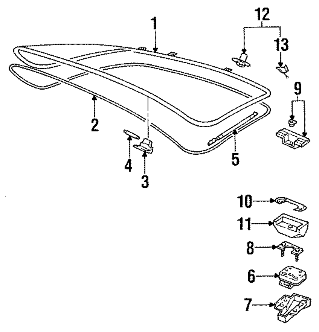 94453891102 - Body: Cylinder &amp; Keys for Porsche Image