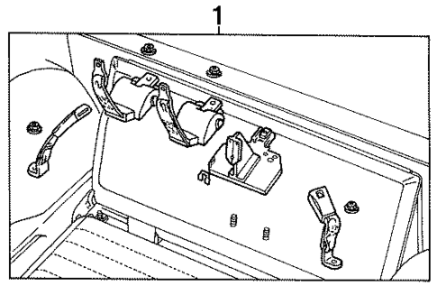 Seat Belt for 1999 Mercury Sable #3
