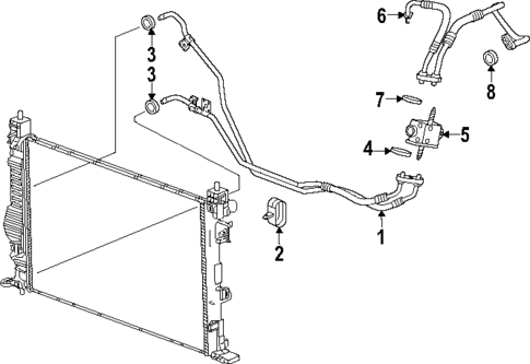 Trans Oil Cooler for 2025 Buick Envista #0