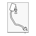 803173D0A01 - HVAC: Discharge Pipe for Honda Image