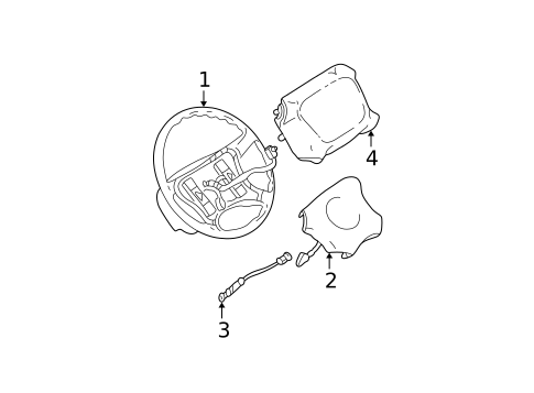 Steering Wheel & Trim for 1996 Chevrolet K1500 Pickup #0