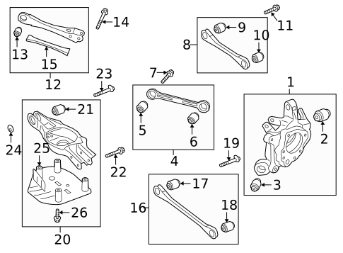 Rear Suspension for 2020 Kia Stinger #0