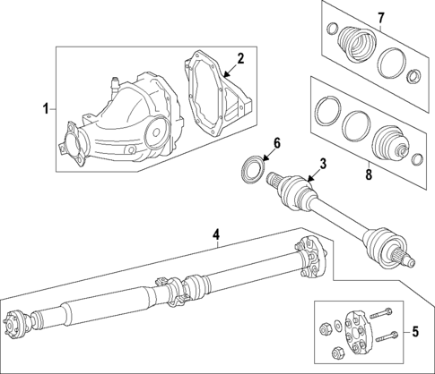 Differential for 2022 Mercedes-Benz GLS 63 AMG&reg; #0