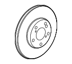 45251TBAA02 - Brakes: Rotor for Honda Image