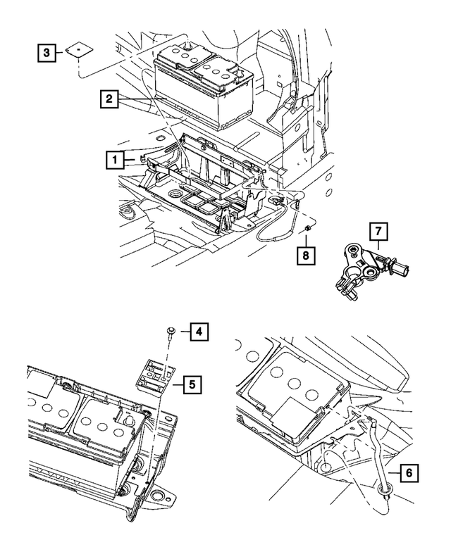 BA94R765AB - Electrical: Storage Battery, Canada for Mopar Image
