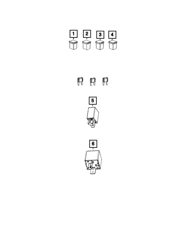 68156274AA - Electrical: J Case Fuse for Mopar Image