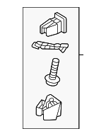 86551L1000 - Body: Side Bracket for Hyundai Image